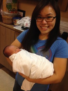 This is my Godma! Mummy's BFF!